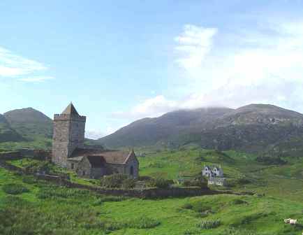 Mount Roineabhal from Rodel, Isle of Harris - the site that was proposed for a superquarry - photo Alastair McIntosh